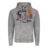 Cloud Rock Resting Witch Face Vintage Hoodie - CowhideDigitalArt