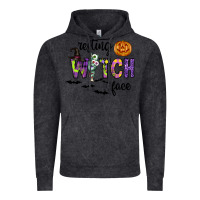 Vintage Black Resting Witch Face Vintage Hoodie - CowhideDigitalArt