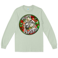 Matcha christmas lincoln sheep Long Sleeve Tee - LillyAllenDesigns