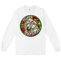 White christmas lincoln sheep Long Sleeve Tee - LillyAllenDesigns