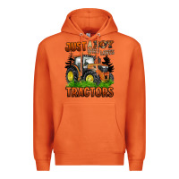 Carrot just a boy who loves tractors Premium Hoodie - BarkalooDesign