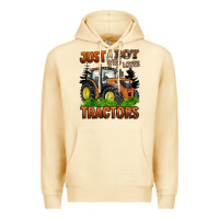 Pina Colada just a boy who loves tractors Premium Hoodie - BarkalooDesign