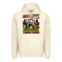 Sandshell just a boy who loves tractors Premium Hoodie - BarkalooDesign