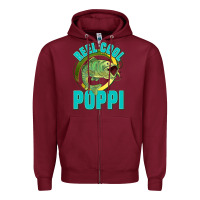 Burgundy reel cool poppi Zipper Hoodie - Jasminsmagicworld