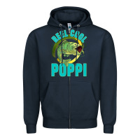 Navy reel cool poppi Zipper Hoodie - Jasminsmagicworld