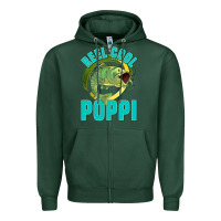 Sports Green reel cool poppi Zipper Hoodie - Jasminsmagicworld