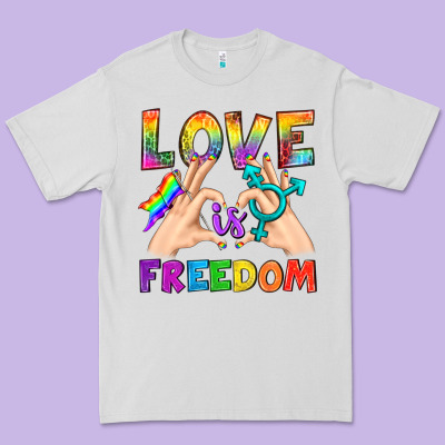 Love Is Freedom Premium Tee Designed By Bundleandbundleshop
