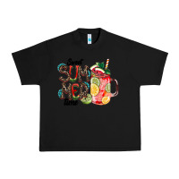 Black Sweet Summer Time Urban Heavy Tee - CowhideDigitalArt
