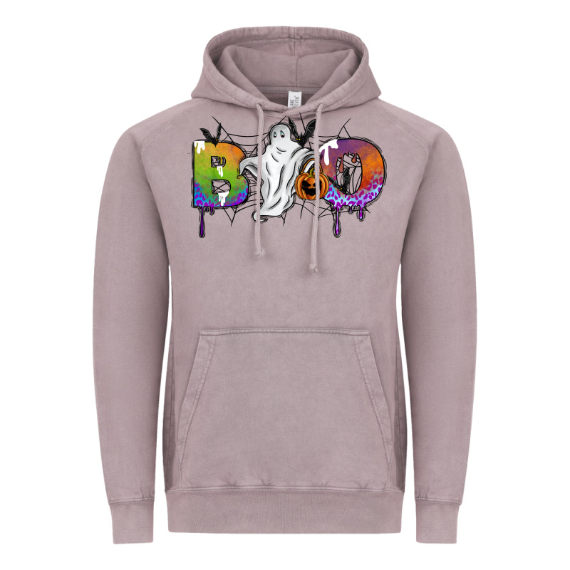 Boo Vintage Hoodie by SublimationCraftShop | Teevron