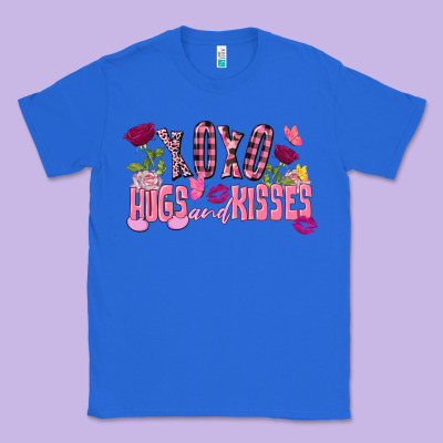 Xoxo Hugs And Kisses Valentine's Day Classic Tee Designed By Fadigitalartstudio
