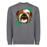 Storm Bulldog Green glitter Heavyweight Sweatshirt - Jasminsmagicworld