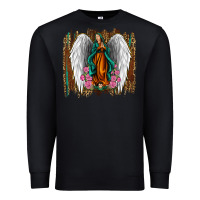 Black lady of guadalupe Premium Sweatshirt - Jasminsmagicworld