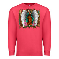 Cardinal lady of guadalupe Premium Sweatshirt - Jasminsmagicworld