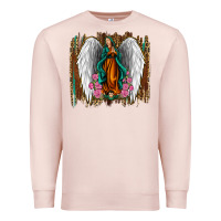 Pale Pink lady of guadalupe Premium Sweatshirt - Jasminsmagicworld