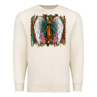 Sandshell lady of guadalupe Premium Sweatshirt - Jasminsmagicworld