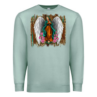 Seafoam lady of guadalupe Premium Sweatshirt - Jasminsmagicworld