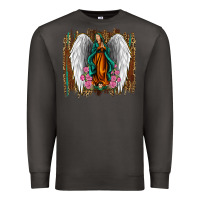 Smoke lady of guadalupe Premium Sweatshirt - Jasminsmagicworld