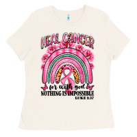 Bone heal cancer rainbow Ladies Tee - LillyAllenDesigns