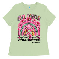 Matcha heal cancer rainbow Ladies Tee - LillyAllenDesigns