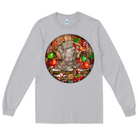 Moon Dust Christmas Merino Wool Sheep Long Sleeve Tee - LillyAllenDesigns