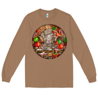 Toasted Coconut Christmas Merino Wool Sheep Long Sleeve Tee - LillyAllenDesigns