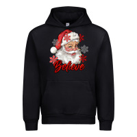 Black santa believe Urban Hoodie - RanaPortraitStore