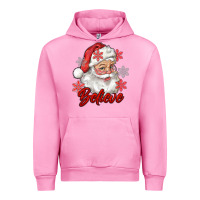 Fuchsia Pink santa believe Urban Hoodie - RanaPortraitStore
