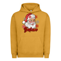 Pigment Peanut Butter santa believe Urban Hoodie - RanaPortraitStore