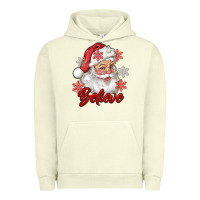 Pigment Pistachio santa believe Urban Hoodie - RanaPortraitStore
