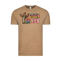 Vintage Coffee Stuck on You Vintage Tee - CowhideDigitalArt