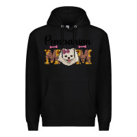 Black western mom pomeranian Premium Hoodie - RanaPortraitStore