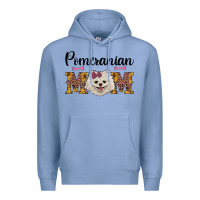 Colony Blue western mom pomeranian Premium Hoodie - RanaPortraitStore