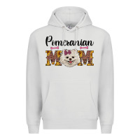 Dove Grey western mom pomeranian Premium Hoodie - RanaPortraitStore