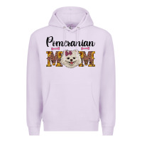 Lilac western mom pomeranian Premium Hoodie - RanaPortraitStore