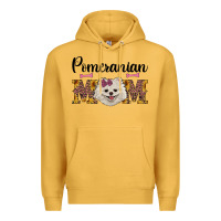 Mustard western mom pomeranian Premium Hoodie - RanaPortraitStore