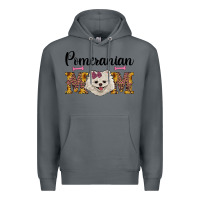 Rock western mom pomeranian Premium Hoodie - RanaPortraitStore