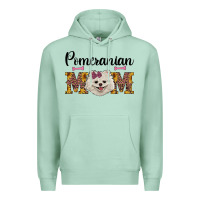 Seafoam western mom pomeranian Premium Hoodie - RanaPortraitStore