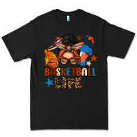 Black basketball life messy bun Premium Tee - FaDigitalArtStudio