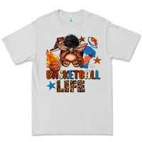 Dove Grey basketball life messy bun Premium Tee - FaDigitalArtStudio