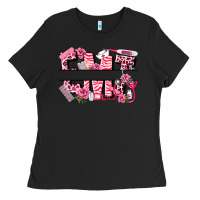 Black breast cancer emt emergency medical technician Ladies Tee - LillyAllenDesigns