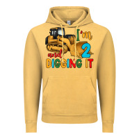 Vintage Mustard i'm 2 and digging it Vintage Hoodie - Artiststas