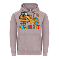 Vintage Zinc i'm 2 and digging it Vintage Hoodie - Artiststas