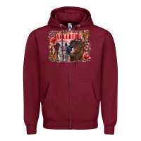 Burgundy Valentine heifers Zipper Hoodie - RanaPortraitStore