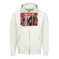Oatmeal Heather Valentine heifers Zipper Hoodie - RanaPortraitStore
