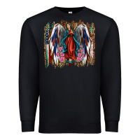 Black lady of guadalupe th of july Premium Sweatshirt - Jasminsmagicworld
