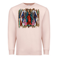 Pale Pink lady of guadalupe th of july Premium Sweatshirt - Jasminsmagicworld