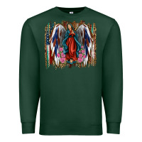 Sports Green lady of guadalupe th of july Premium Sweatshirt - Jasminsmagicworld