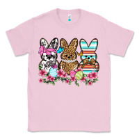 Bubblegum Pink Western Easter peeps Classic Tee - OliviaCreatesArt