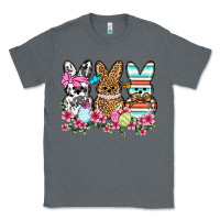 Charcoal Heather Western Easter peeps Classic Tee - OliviaCreatesArt