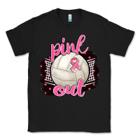Black Pink Out Volleyball Classic Tee - BarkalooDesign